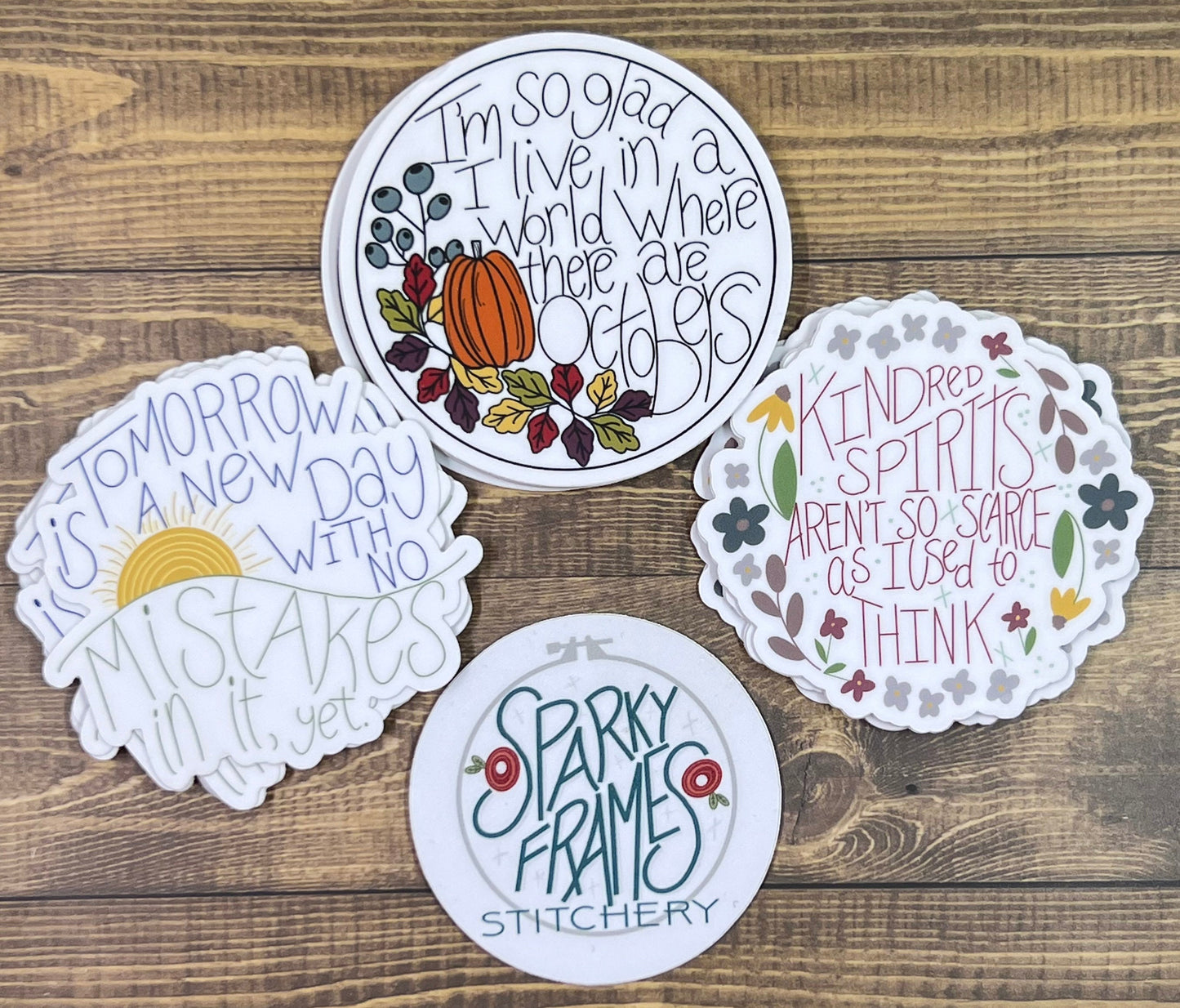 Vinyl STICKER | Anne Shirley Quote | Kindred Spirits Aren't Scarce Quote | Water Bottle Laptop Decal | Anne of Green Gables Gift |